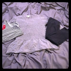 Girls size 8 Bundle Babydoll Shirt tank & leggings